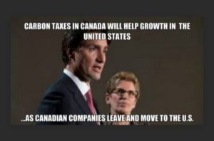 Trudeau Carbon Leakage - companies relocate