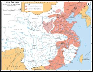 Japan China War 1949 map