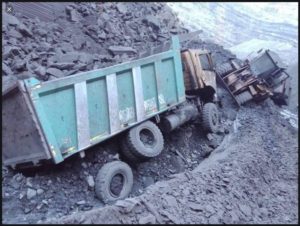 coal truck accident