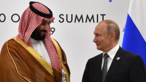Mohammed Bin Salman Vladimir Putin