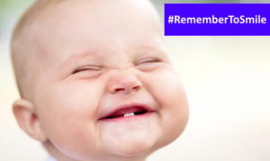 remembertosmile hashtag - baby face